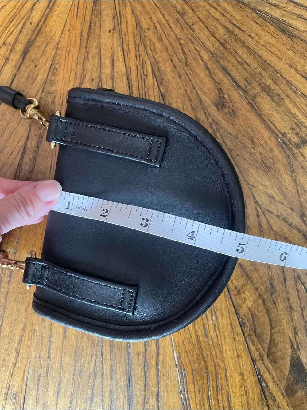 Vintage 1990’s Coach 9826 Black Leather Crossbody/Belt Bag